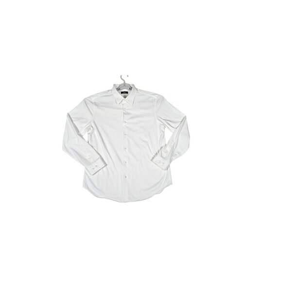 Theory Mens White Button-Up Dress Shirt XL - Picture 1 of 9